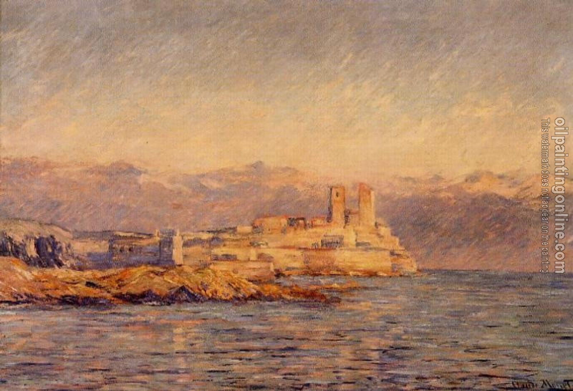 Monet, Claude Oscar - The Castle in Antibes